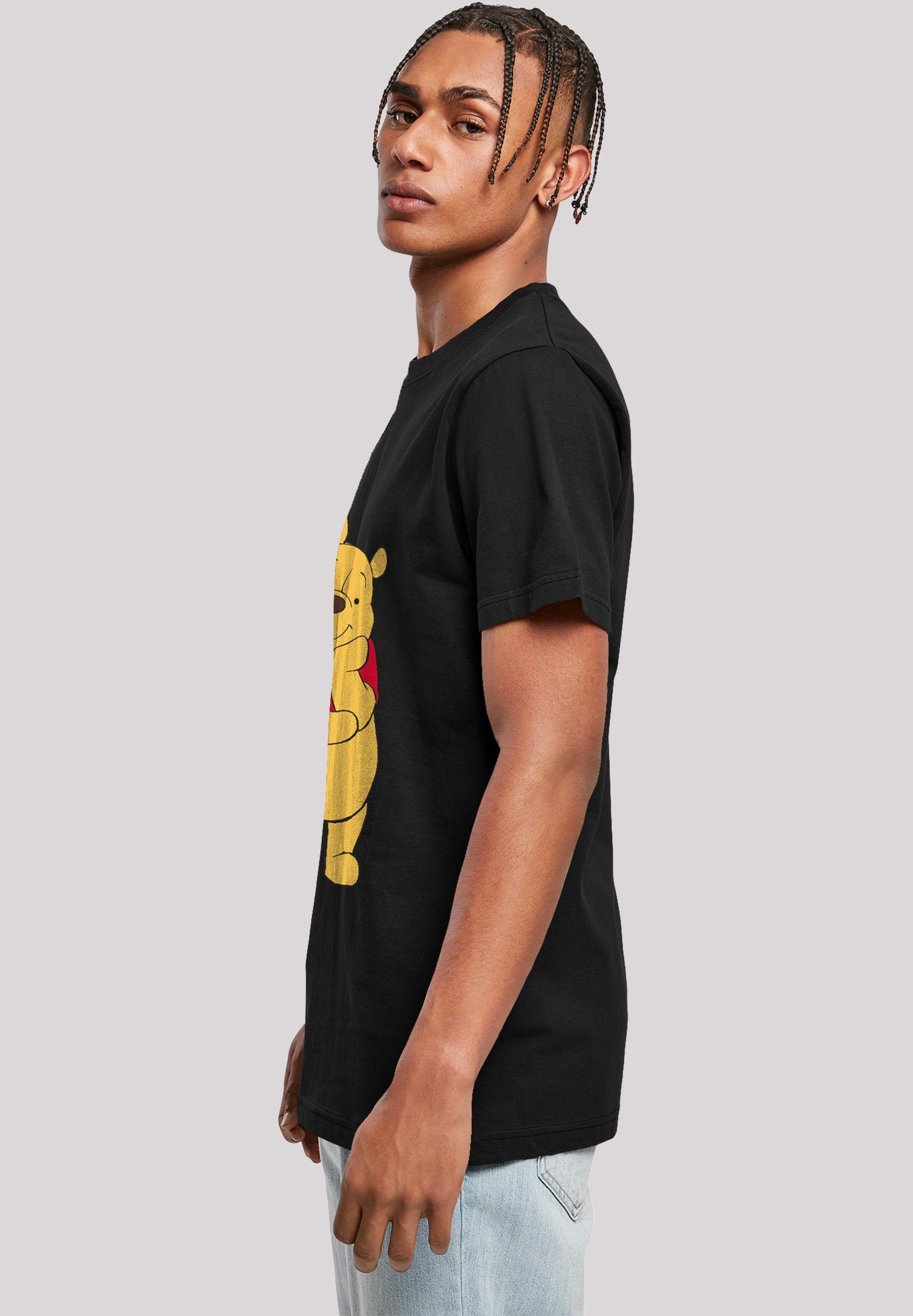 F4NT4STIC T-Shirt Disney Winnie Classic Herren,Premium schwarz Pooh The Merch,Regular-Fit,Basic,Bedruckt