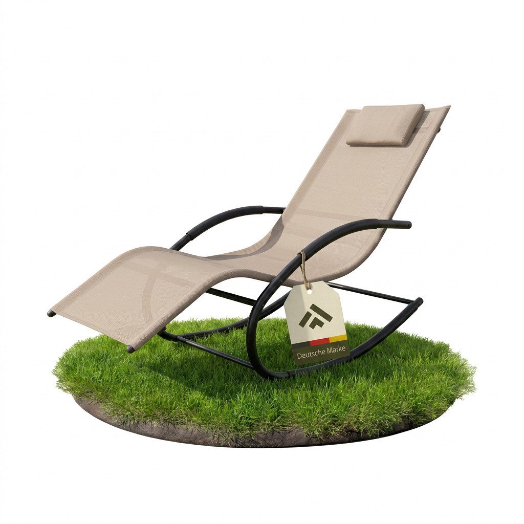 NovaTerra Gartenlounge-Set Premium Sun Lounger verschiedene Farben, Terrasse und Outdoor, Wetterfeste und rostbeständige Liege mit pulverbeschichtetem Gestell