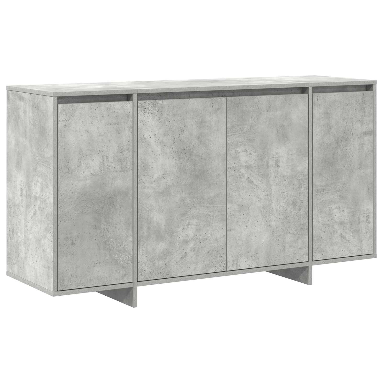 vidaXL Sideboard Sideboard Beton Grau 135 x 41 x 75 cm Holzwerkstoff (1 St)