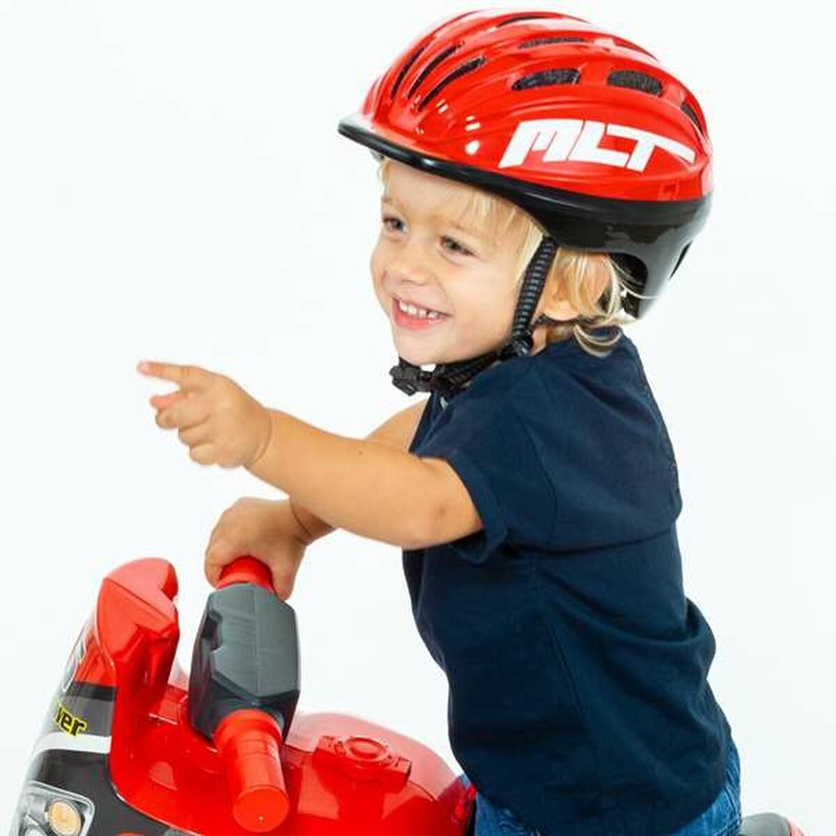 MOLTO Fahrradhelm Molto Kinderfahrradhelm Moltó MLT Rot sicherer Schutz für Kinder ergon