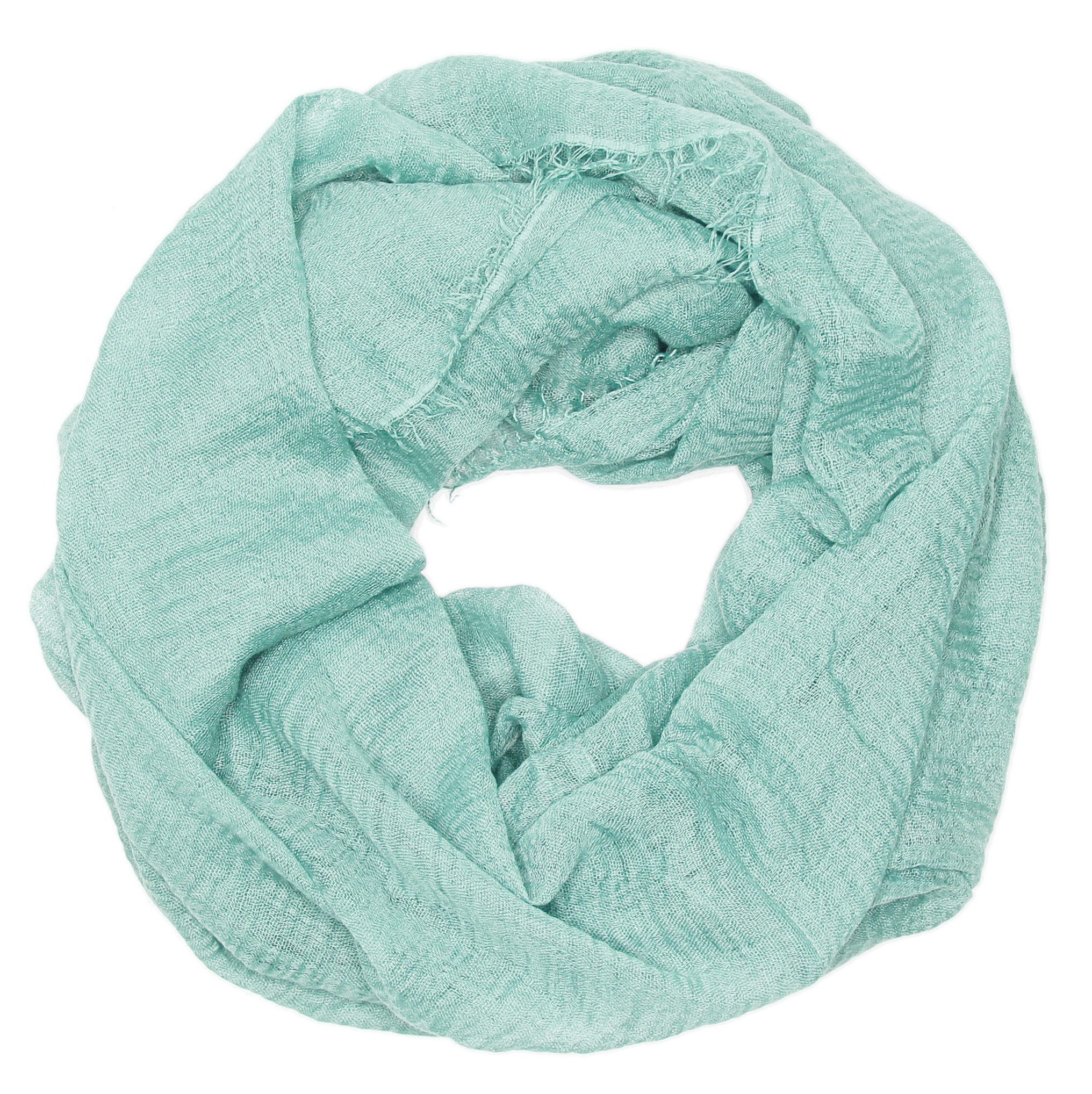 Loop Damen Loop Schal/Schlauchschal/Rundschal in Unifarben Weicher Schal