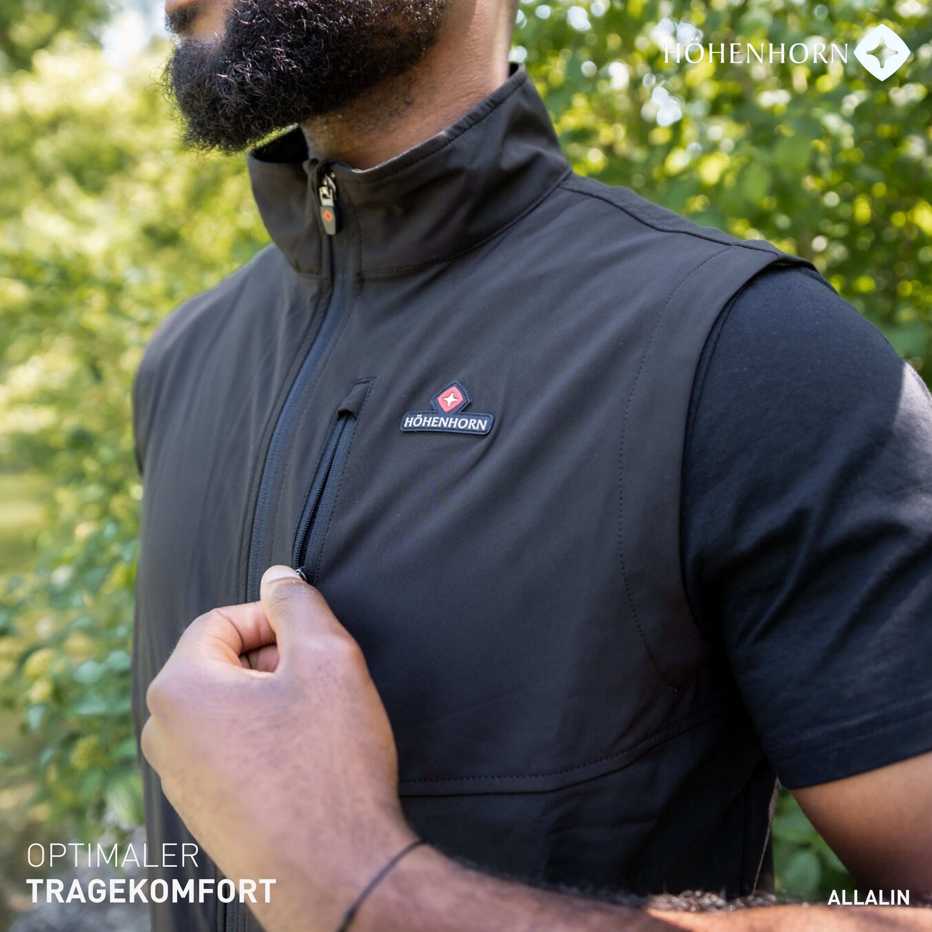 Höhenhorn Softshellweste Allalin Herren Weste Softshell Outdoor Softshellweste