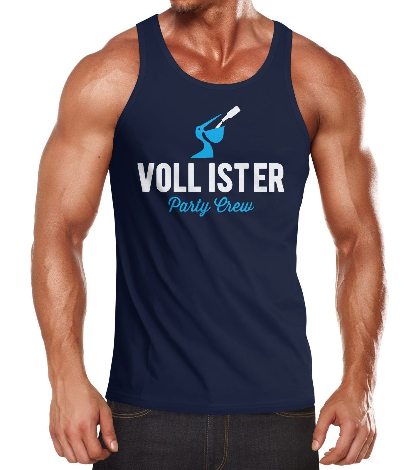 MoonWorks Tanktop Vollister Herren Tanktop Bier günstig online kaufen