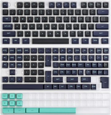 SOLIDEE RGB Hintergrundbeleuchtung Tastatur (Klonschaltern, Langlebigkeit und Stärke, glattes Oberflächengefühl)