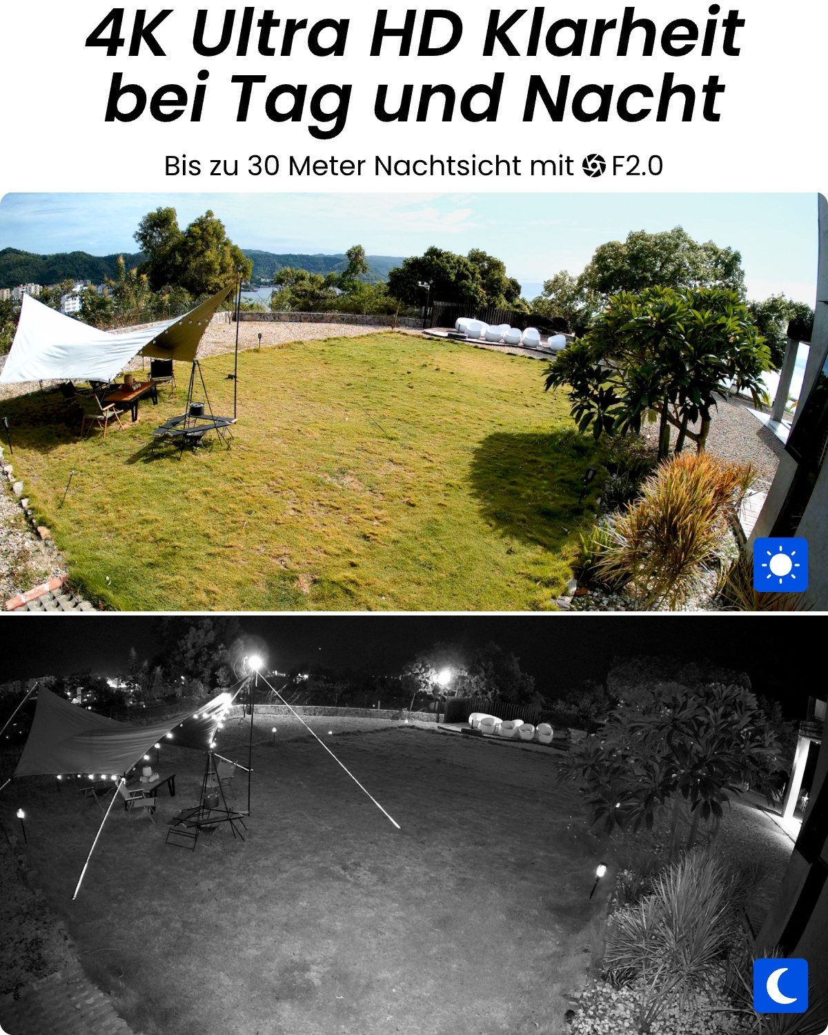 Reolink Überwachungskamera 8MP 4K PoE Sicherheitssystem mit Smart-Erkennung (Innenbereich, Außenbereich, 4X 8MP PoE IP Kamera und 2TB HDD 8CH NVR, 24/7 Videoübe – Bild 2 von 5