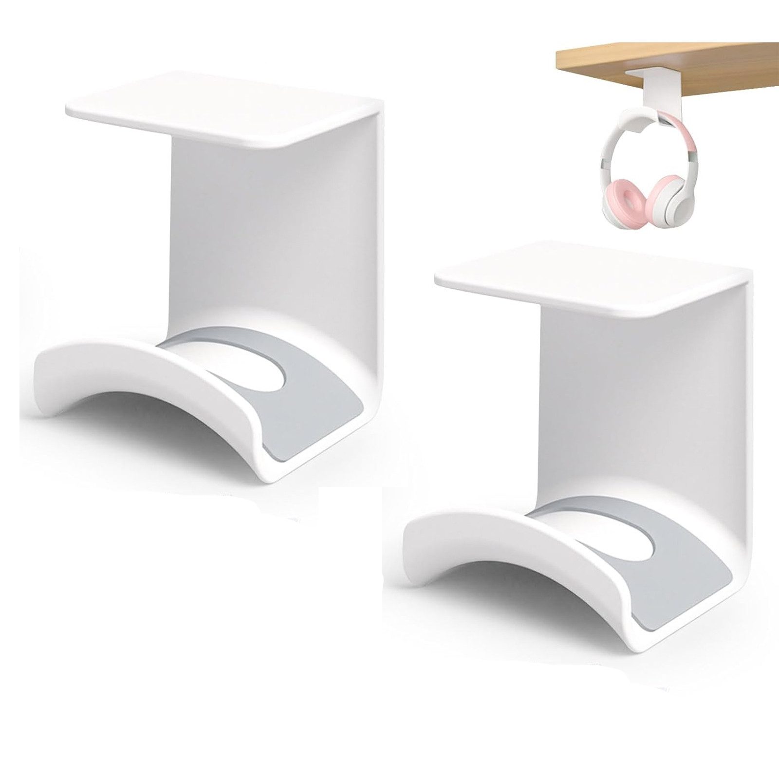 Headset-Halterung Selbstklebend Tisch Kopfhörer Halter, Wandhalterung Kopfhörer Haken