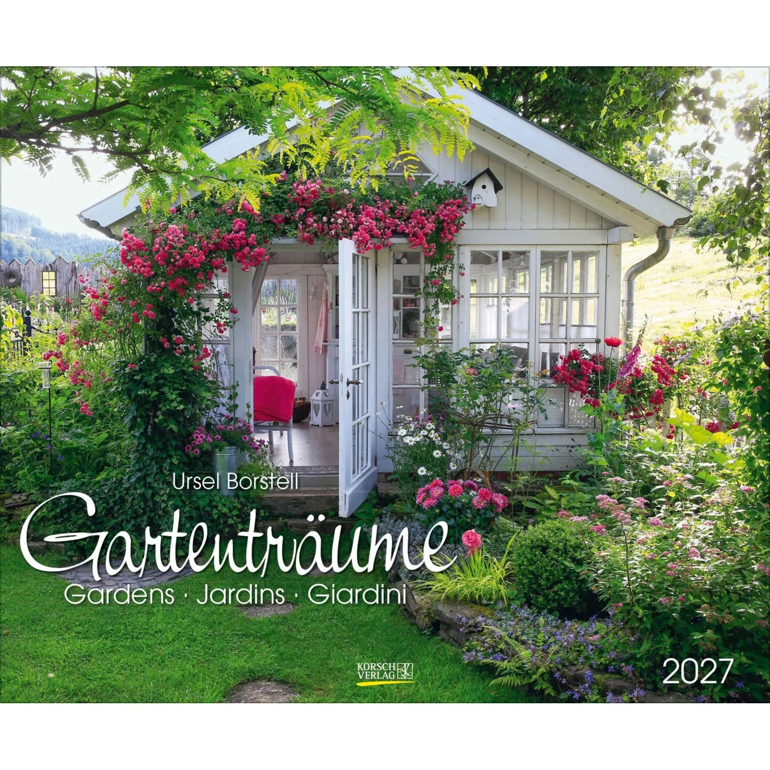 Korsch Verlag Wandkalender Gartenträume 2027