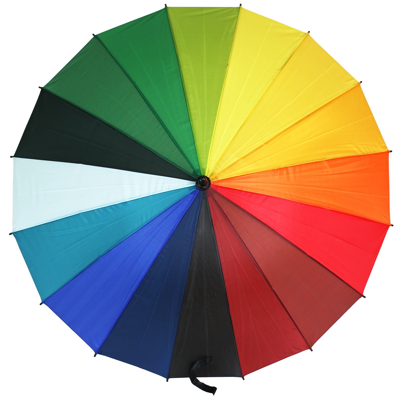 Stockschirm, Farben Golfschirm Stock-Schirm Schirm Koopman 16 Regen Regenbogen Schirm Stockregenschirm Regenschirm