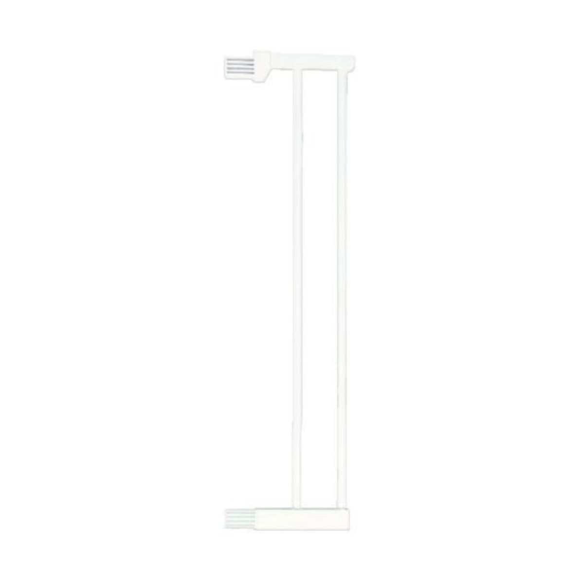 Reer Treppenschutzgitter Guardino Verlängerung Türgitter Treppengitter 14 cm Weiß (Stairway Treppengitter), für Durchgangsbreite