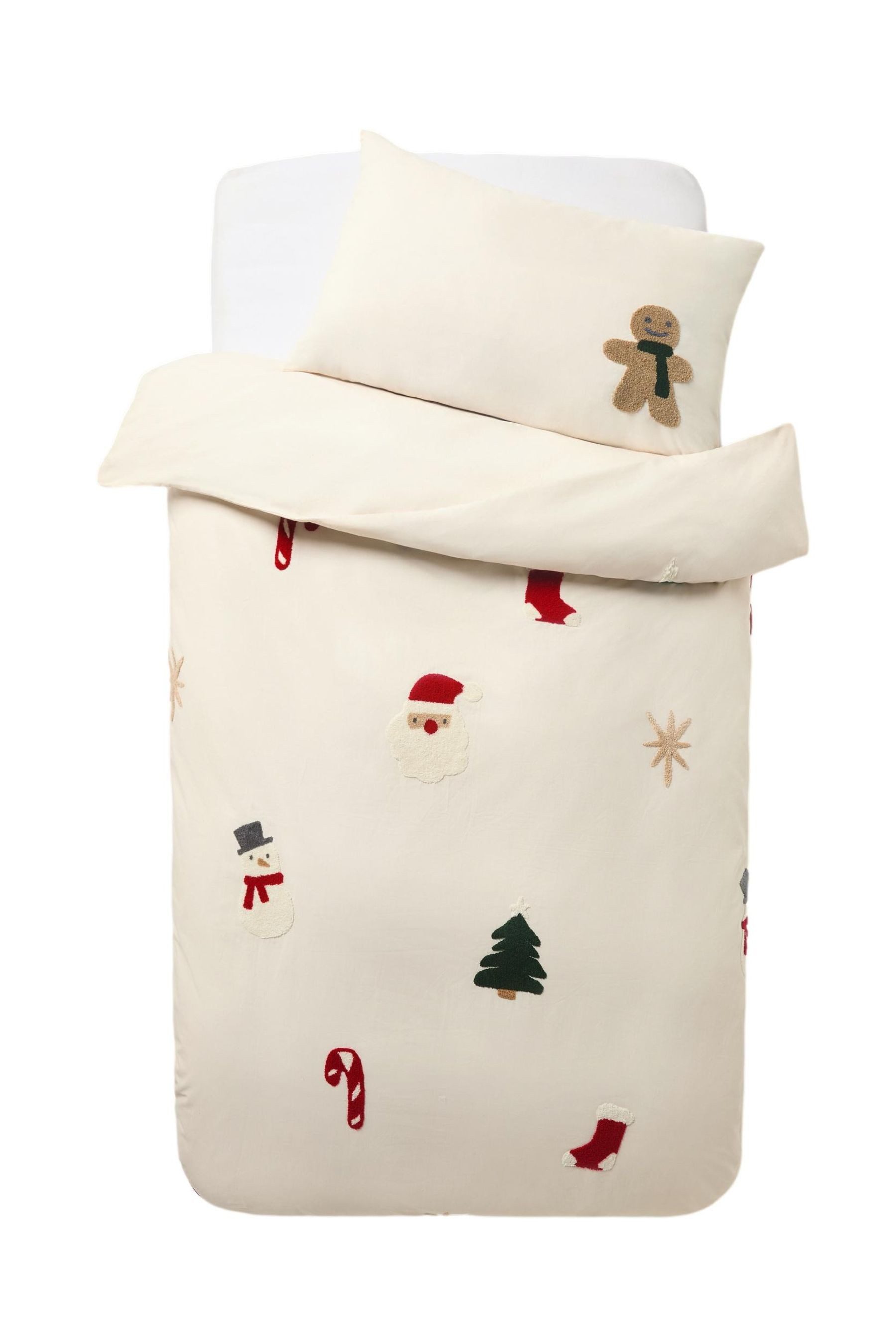 Next Bett-Set Bettbezug und Kissenbezug mit Weihnachtsmotiv, Bezug: Polyest günstig online kaufen