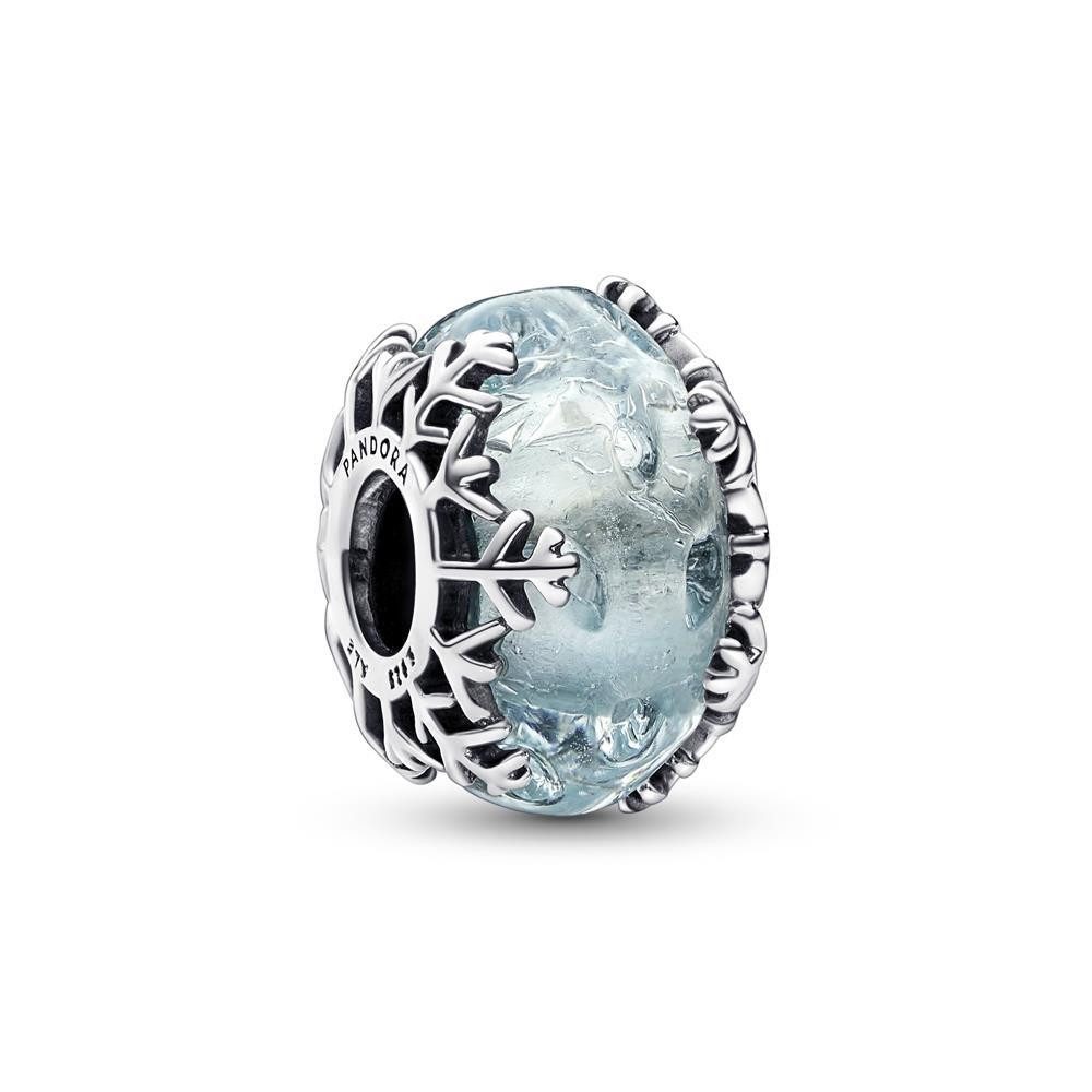 Pandora Charm-Einhänger Eisblauer Schneeflocken Charm aus Sterlingsilber von PANDORA