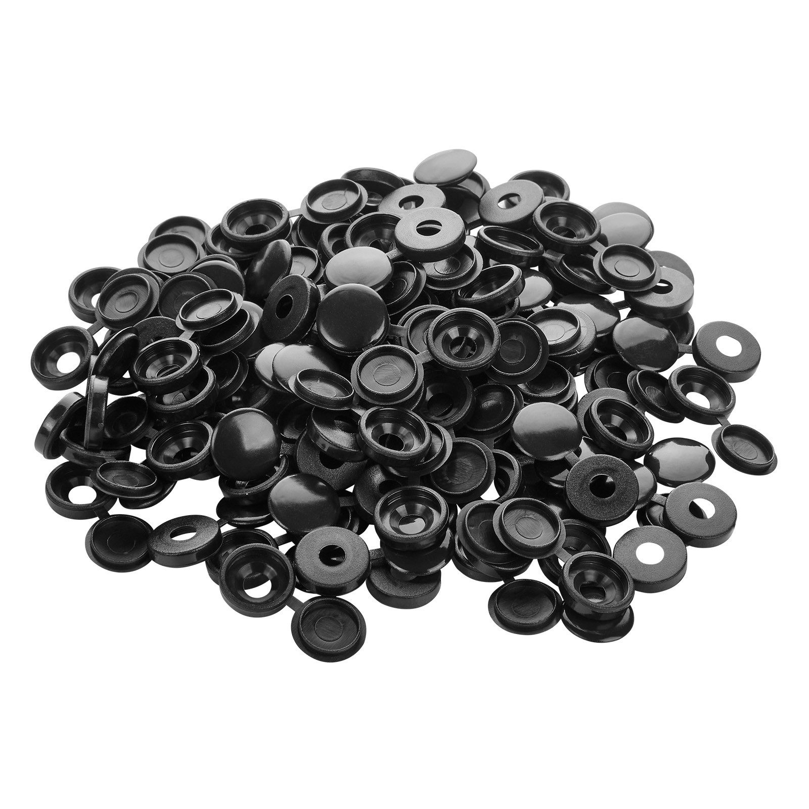 SO-TECH® Abdeckkappe Ø 13,3 x 3,5 mm für Senkkopf-Schrauben bis Ø 8,5 mm Kopf-Ø, (100-St), schwarze Защитные колпачки ideal für Möbel, Regale, Beschläge