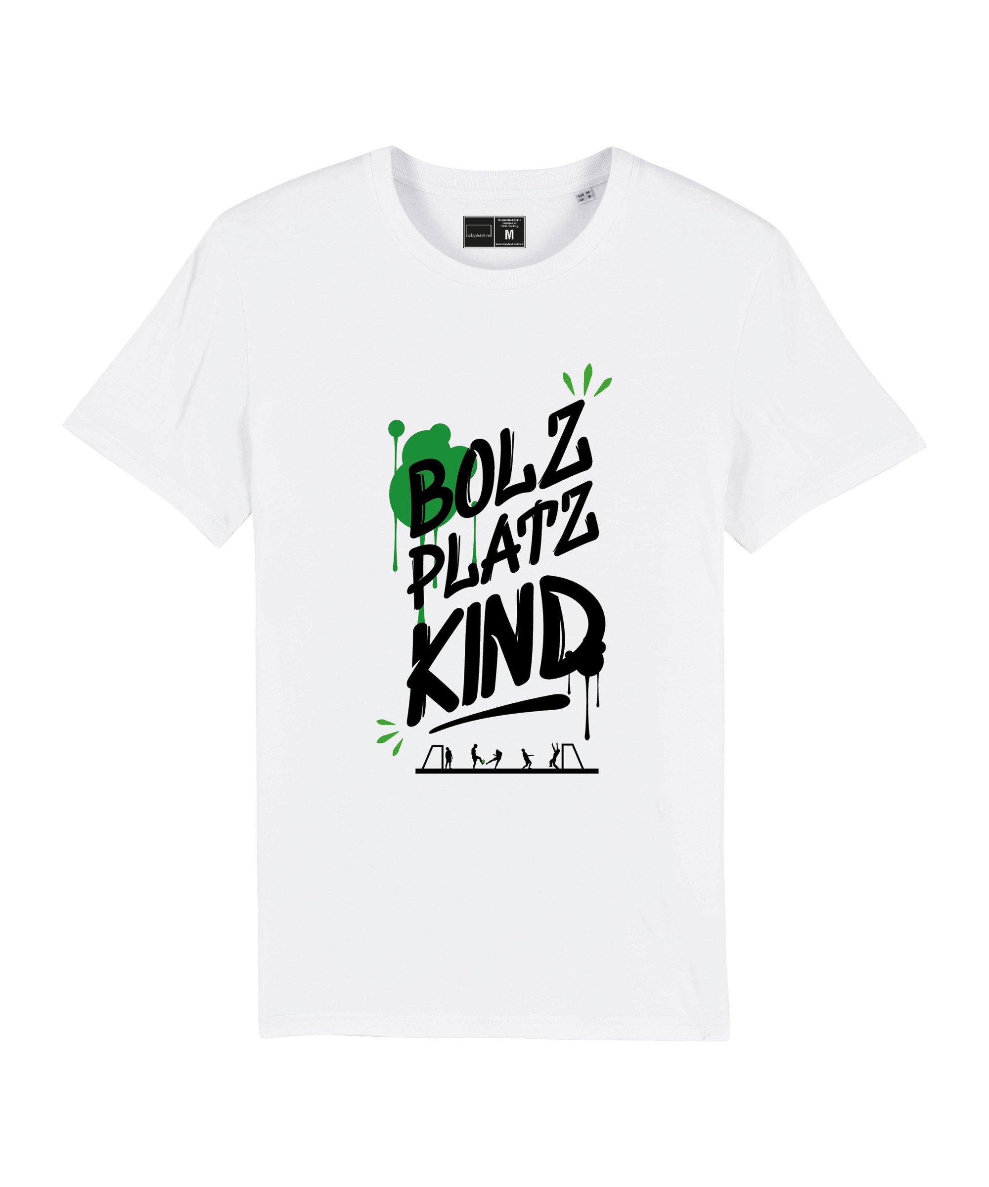 Bolzplatzkind T-Shirt "Graffiti" T-Shirt Nachhaltiges Produkt weiss