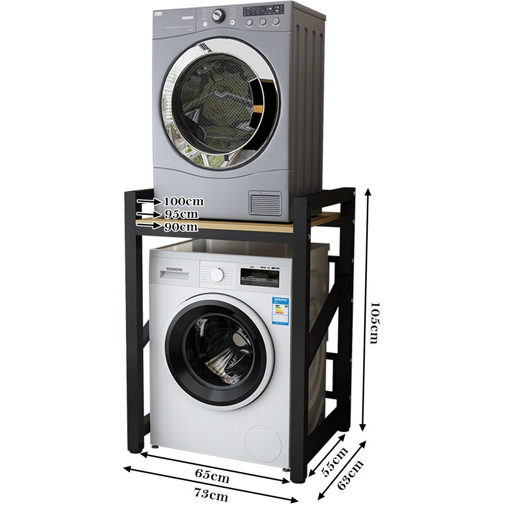 NUODWELL Waschmaschinenumbauschrank Regal über Waschmaschine, Höhenverstell günstig online kaufen