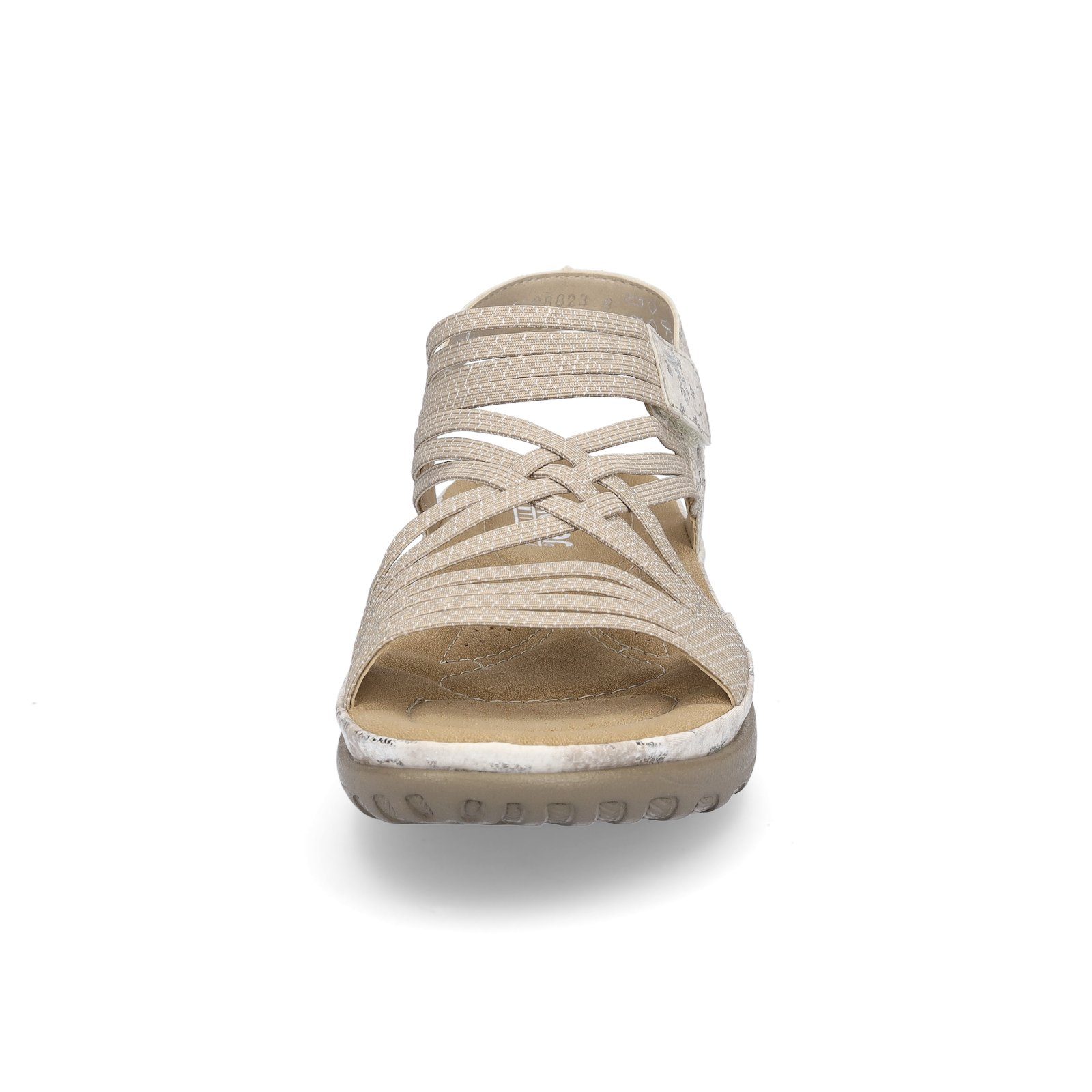 Rieker Rieker beige metallic Sandale Sandale Trekking Damen