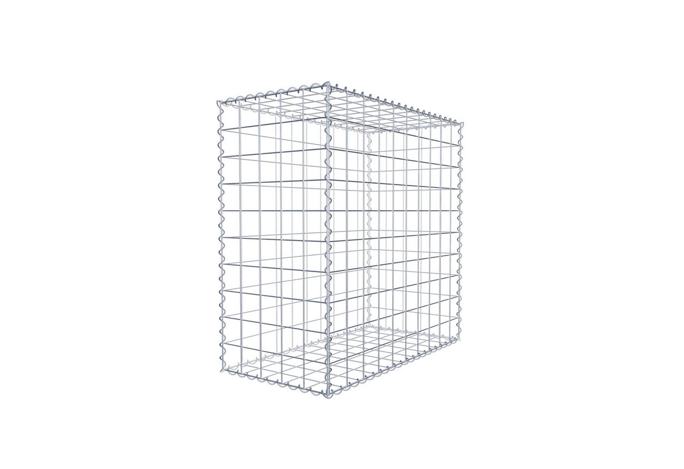 Thumbnail - Gabiona Gabionenzaun Gabione 100 cm x 100 cm x 50 cm (L x H x T), Maschenweite 10 cm x 10, (Gabione 100 cm x 100 cm x 50...