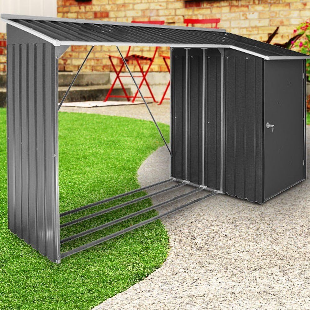 DURAMAX Gerätehaus Gartenhaus Metall Gartenhaus ECO Duramax H. 161 x, BxT: 272x108 cm