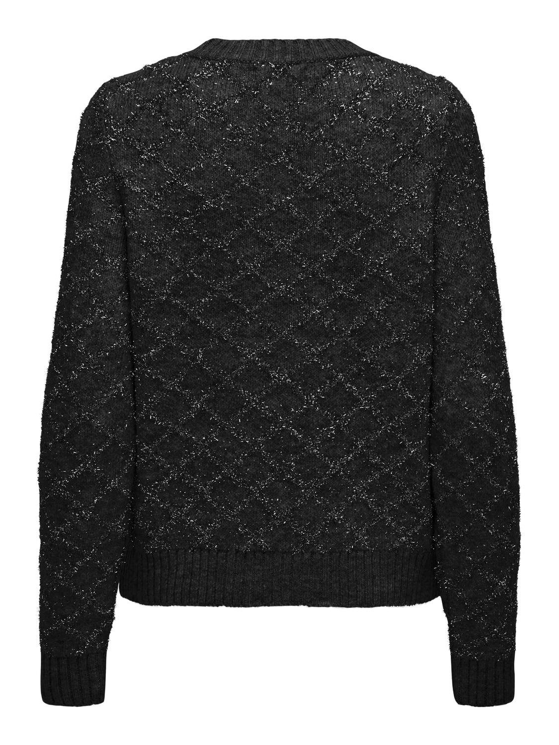 ONLY Rundhalspullover ONLALBA L/S GLITTER O-NECK günstig online kaufen