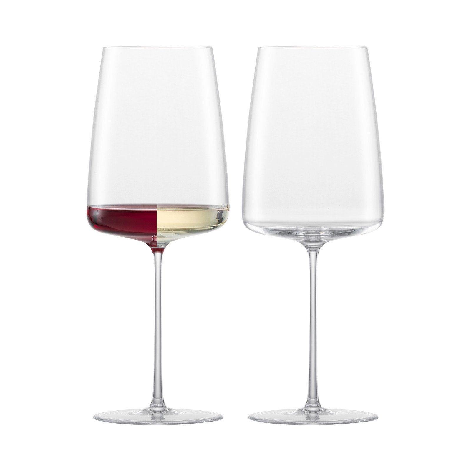 Zwiesel Glas Weinglas Simplify Weingläser 555 ml 2er Set, Glas