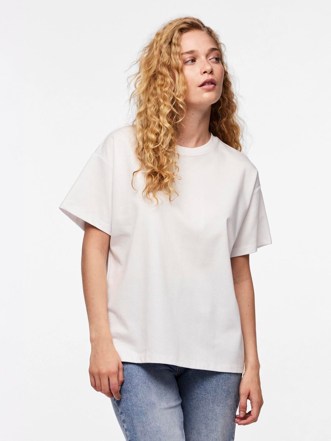 pieces Kurzarmshirt PCSKYLAR SS OVERSIZED TEE günstig online kaufen