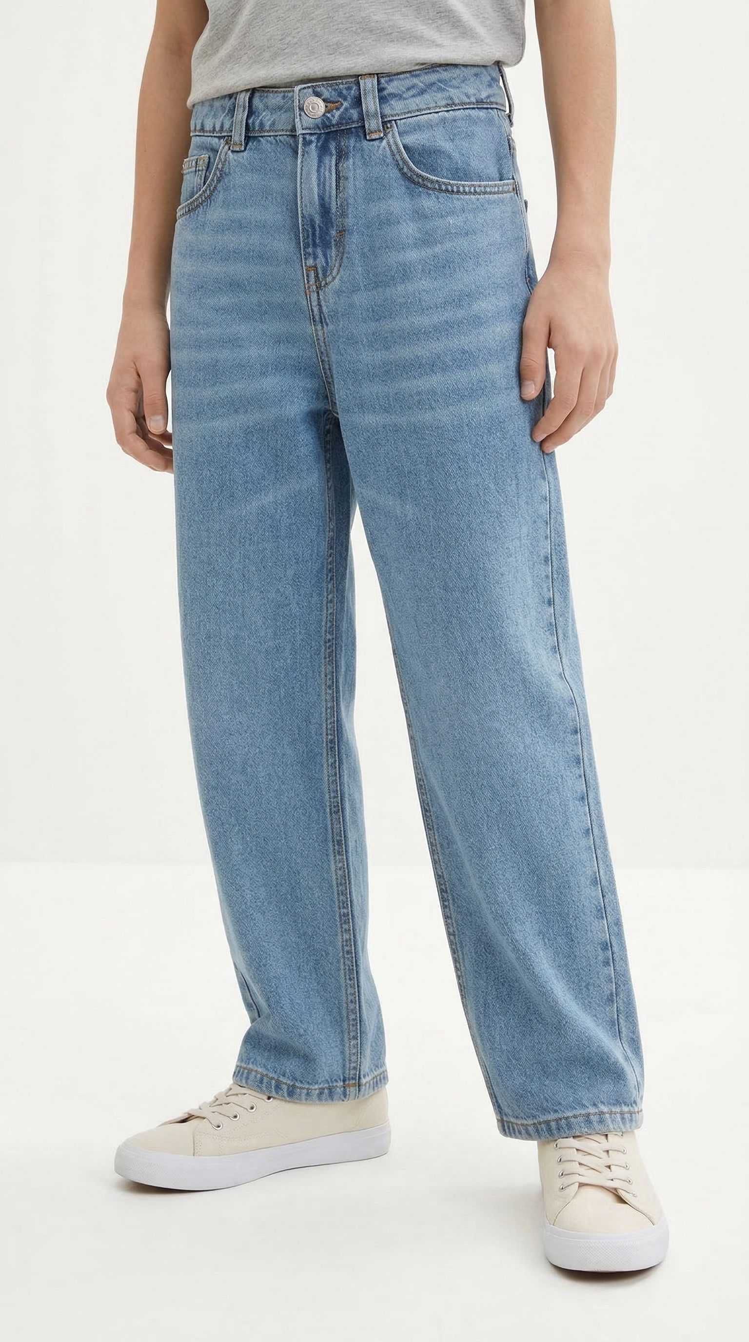 Tom Tailor 5-Pocket-Jeans Baggy Jeans- mit ausgestelltem Bein