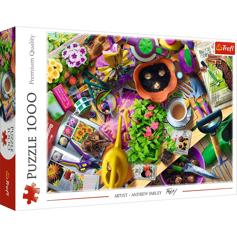 Trefl Puzzle Trefl, Garten, 1000 Teile Puzzle, 1000 Puzzleteile