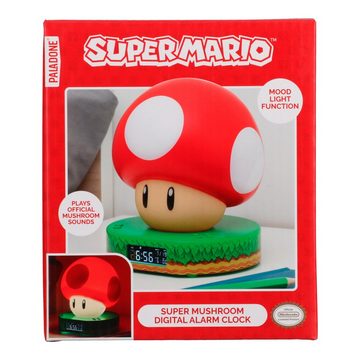 Paladone Wecker Super Mario Pilz Mushroom digital Wecker