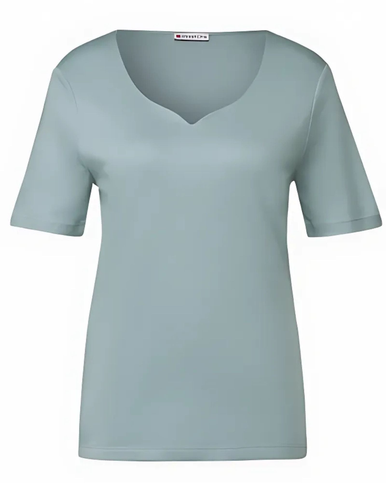 STREET ONE T-Shirt – T-Shirt mit modernem Herzausschnitt günstig online kaufen