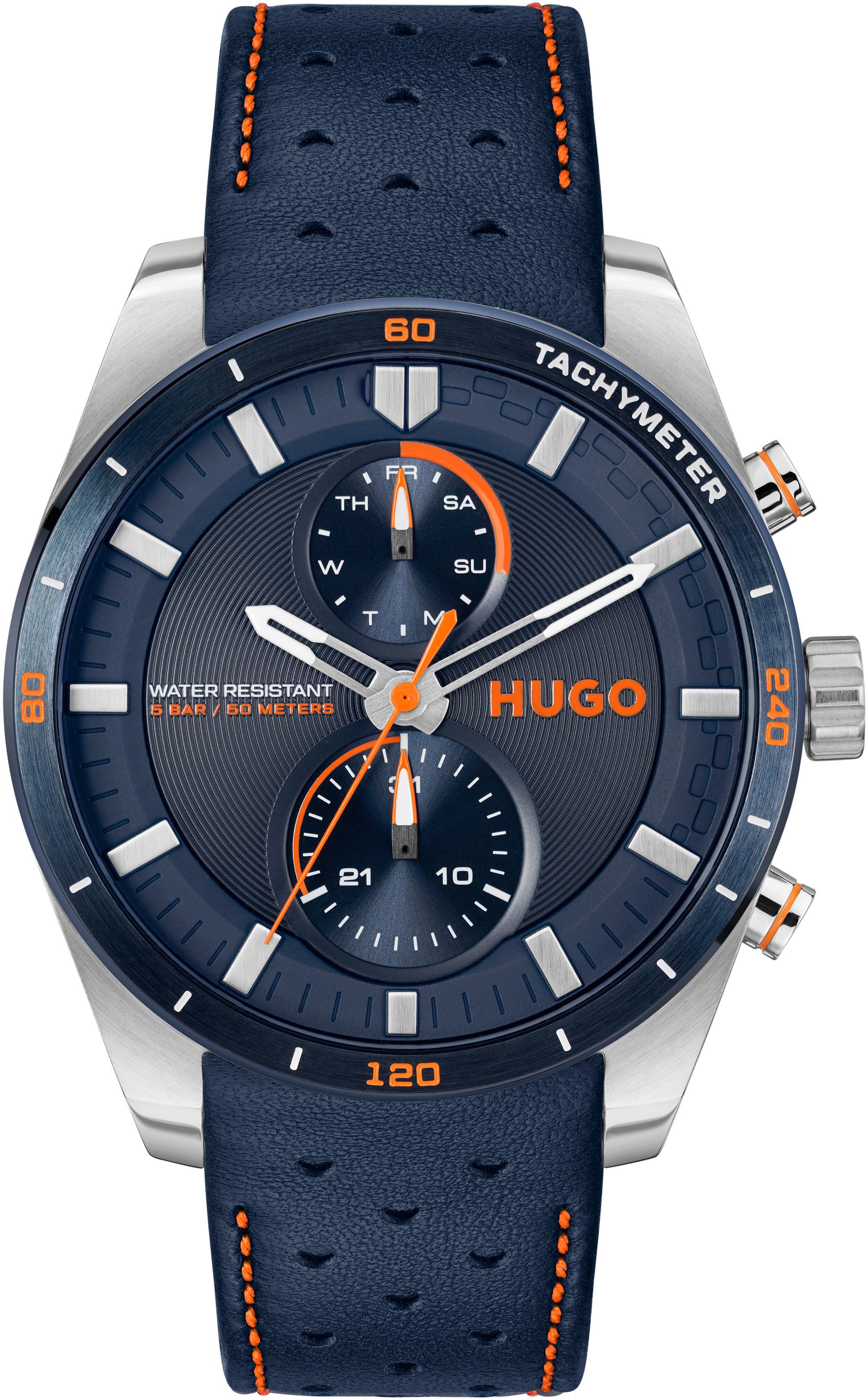 HUGO Multifunktionsuhr #FAST 1530371, Armbanduhr, Quarzuhr, günstig online kaufen
