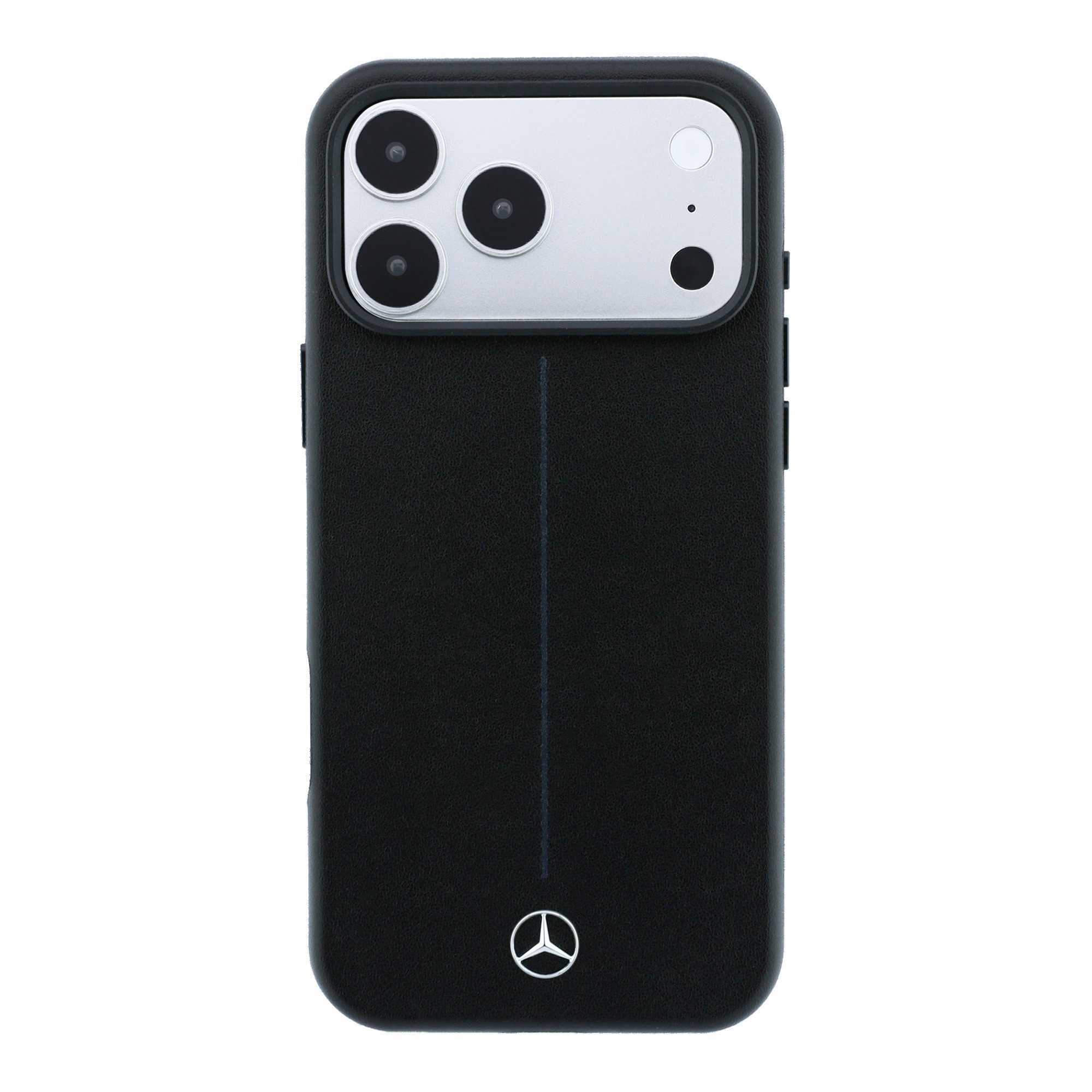 Mercedes Benz Handyhülle Iconic Line für iPhone 18 Pro Max MagSafe Kunstleder schwarz Logo 6,9 Zoll, Kantenschutz – Bild 3 von 5