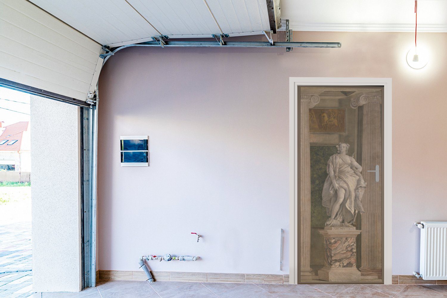 Matt, Tür, Fototapete von MuchoWow Giovanni Battista (1 Türaufkleber, Tiepolo, Gemälde Türtapete bedruckt, 75x205 St), Mathe für cm -