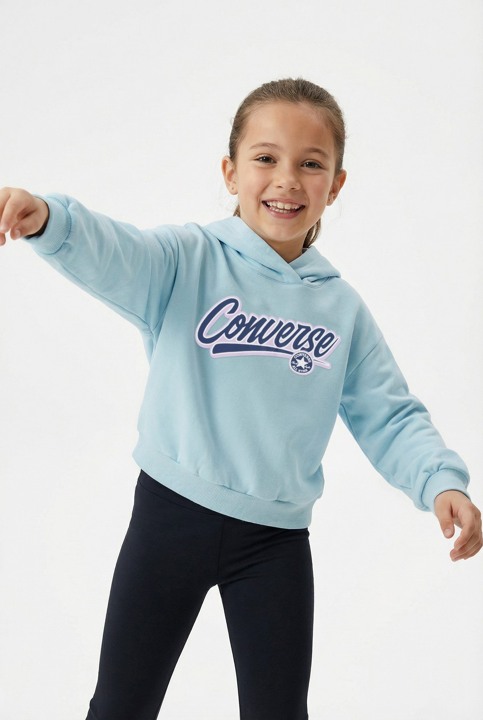 Converse Kapuzensweatshirt CNVG RELAXED GRAPHIC HOODIE für Kinder und Jugendliche, sportlicher Stil