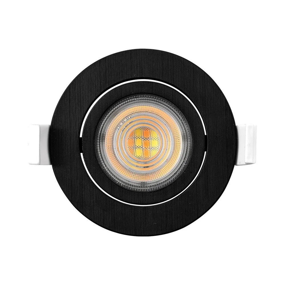 Mundotec LED Einbauleuchte LED Einbauspot Einbaustrahler 5W rund IP40 schwenkbar Ø7,0 cm