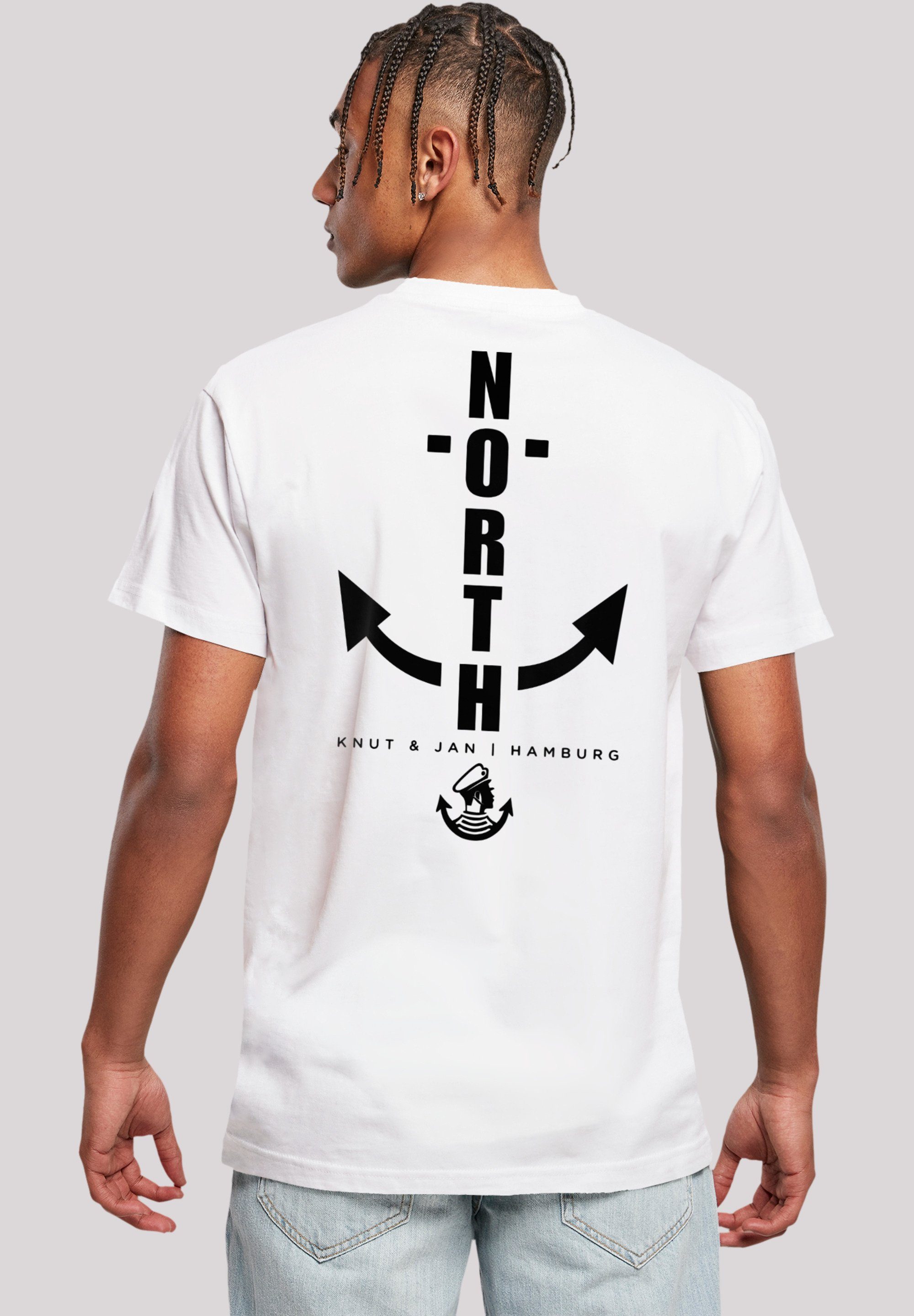 weiß North F4NT4STIC Anchor Print T-Shirt