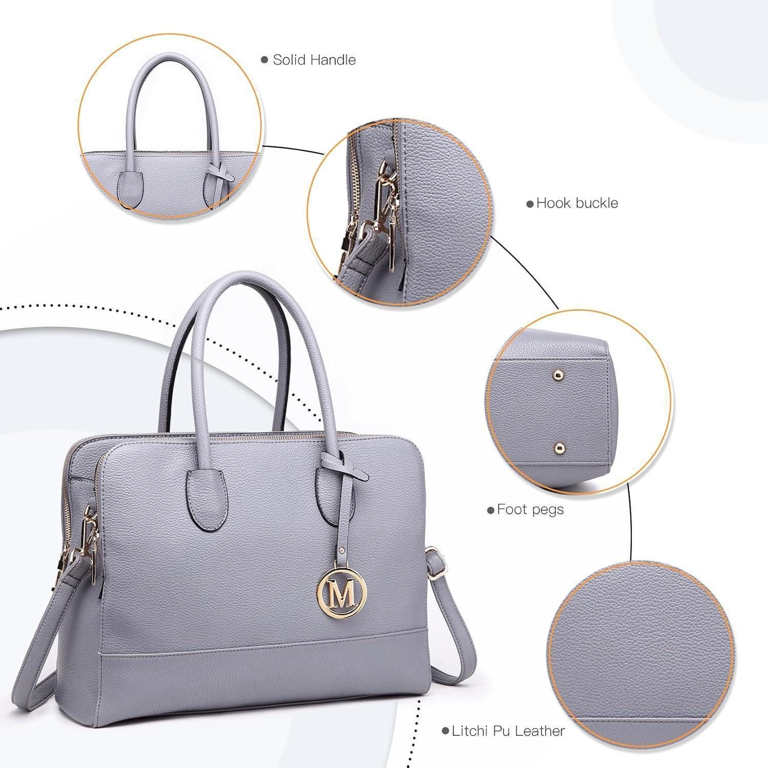 LuxusKollektion Aktentasche Große Damen Handtasche Arbeitstasche Schultertasche Retro Elegante