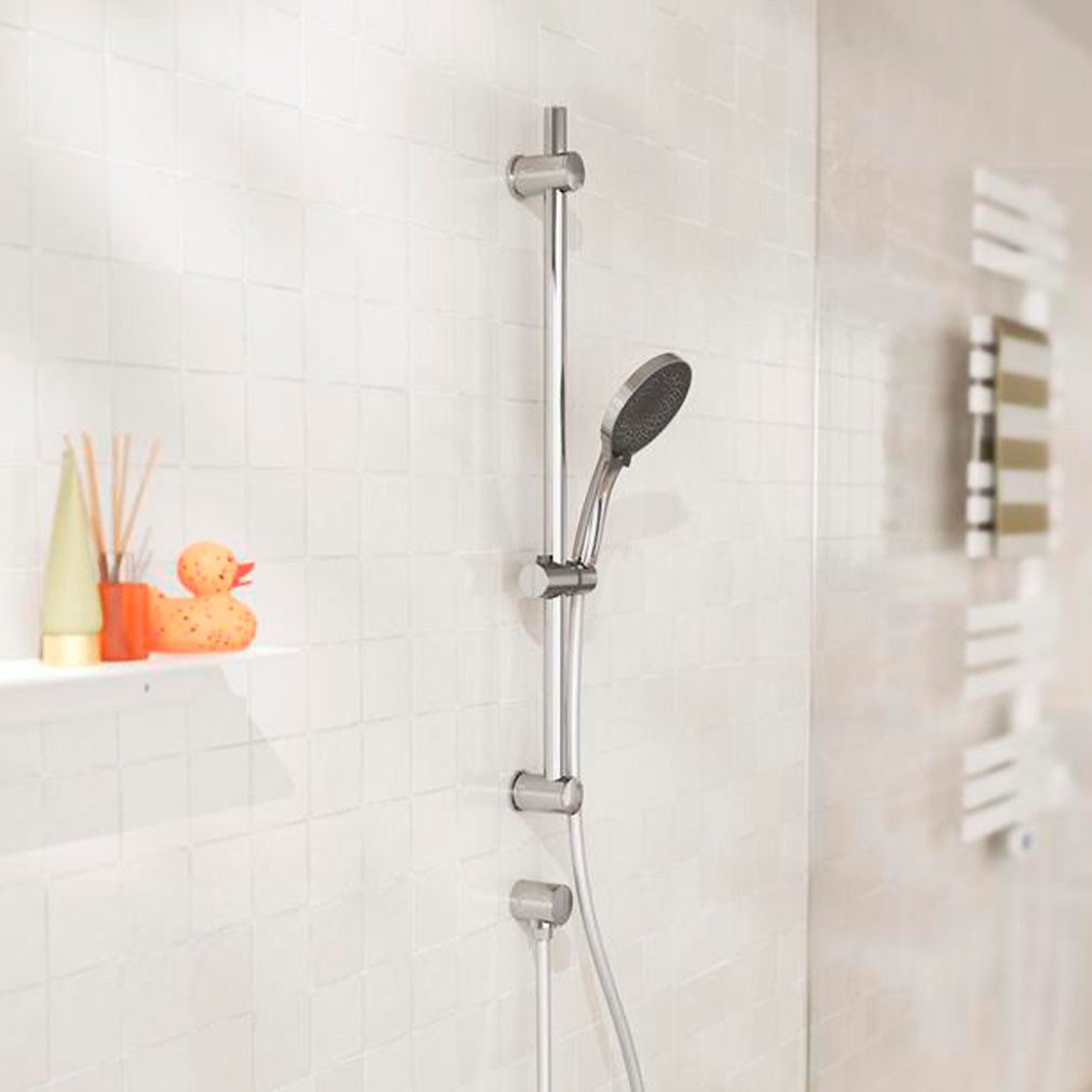 Eisl Stangenbrause-Set GRANDE VITA, Höhe 90 cm, 3 Strahlart(en), 1 tlg., Höhenverstellbar / 3-fach verstellbar / Antikalk / wassersparend