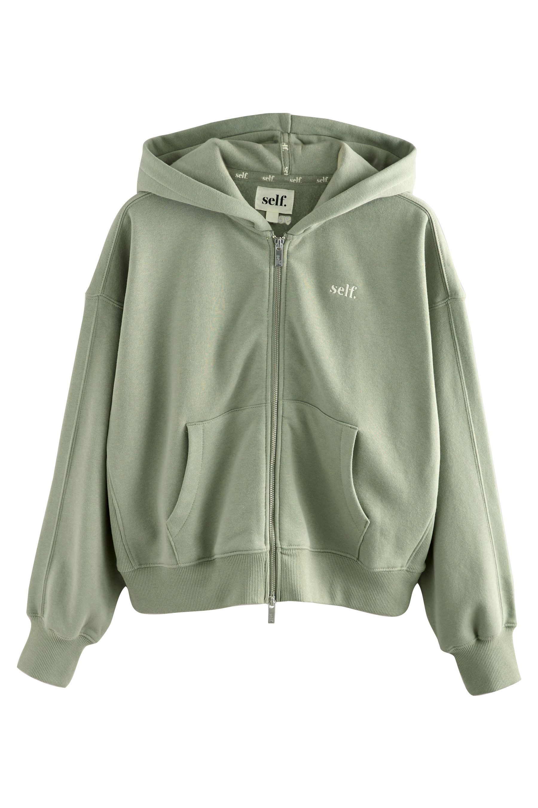 self Sweater Kapuzenjacke mit Reißverschluss (1-tlg) günstig online kaufen