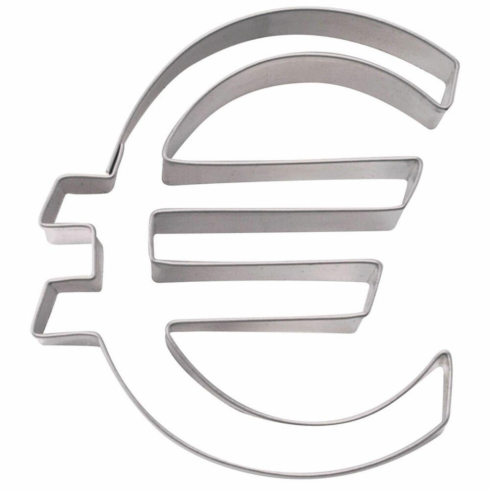 STÄDTER Ausstechform € - Euro-Zeichen, Edelstahl