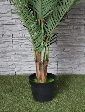 Kunstpalme KP102 Kunstpflanze 180 cm Palme, Arnusa, Höhe 180 cm, große künstliche Palme Pflanze im Topf