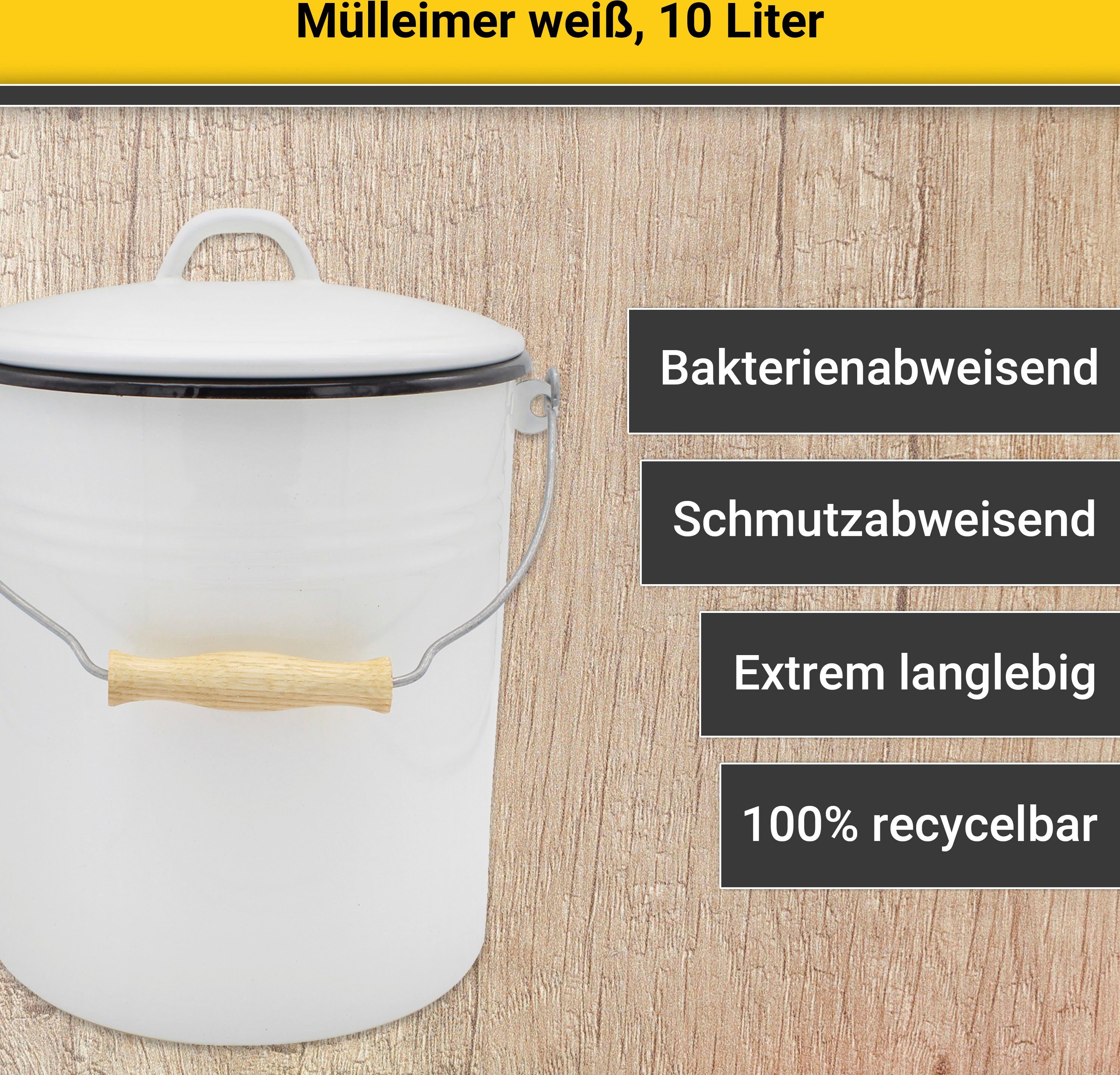 Mülleimer Krüger weiß