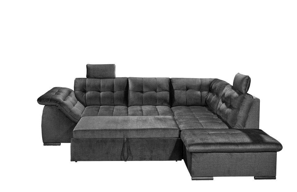 ED EXCITING DESIGN Ecksofa "Estrella L-Form", mit Bettfunktion, Bettkasten, günstig online kaufen
