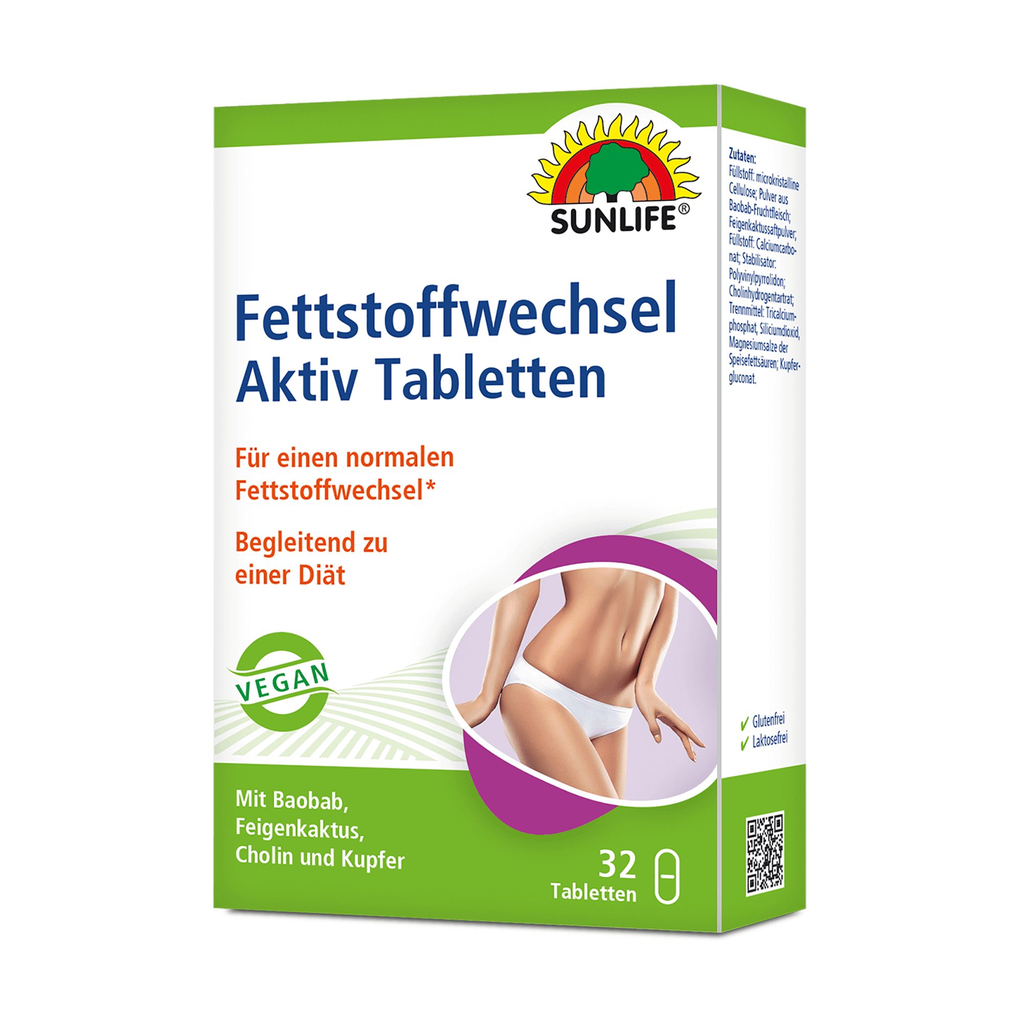 SUNLIFE® Fettstoffwechsel Aktiv Tabletten Diät Gewichtverlust Low-Carb Vor jeder Mahlzeit eine Tablette mit ausreichend Flüssigkeit einnehmen (3 Tabletten täglich)