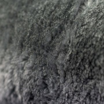 Teppich Ovaler Badezimmer Teppich – pflegleicht – in anthrazit, Carpetia, Oval, Höhe: 16 mm