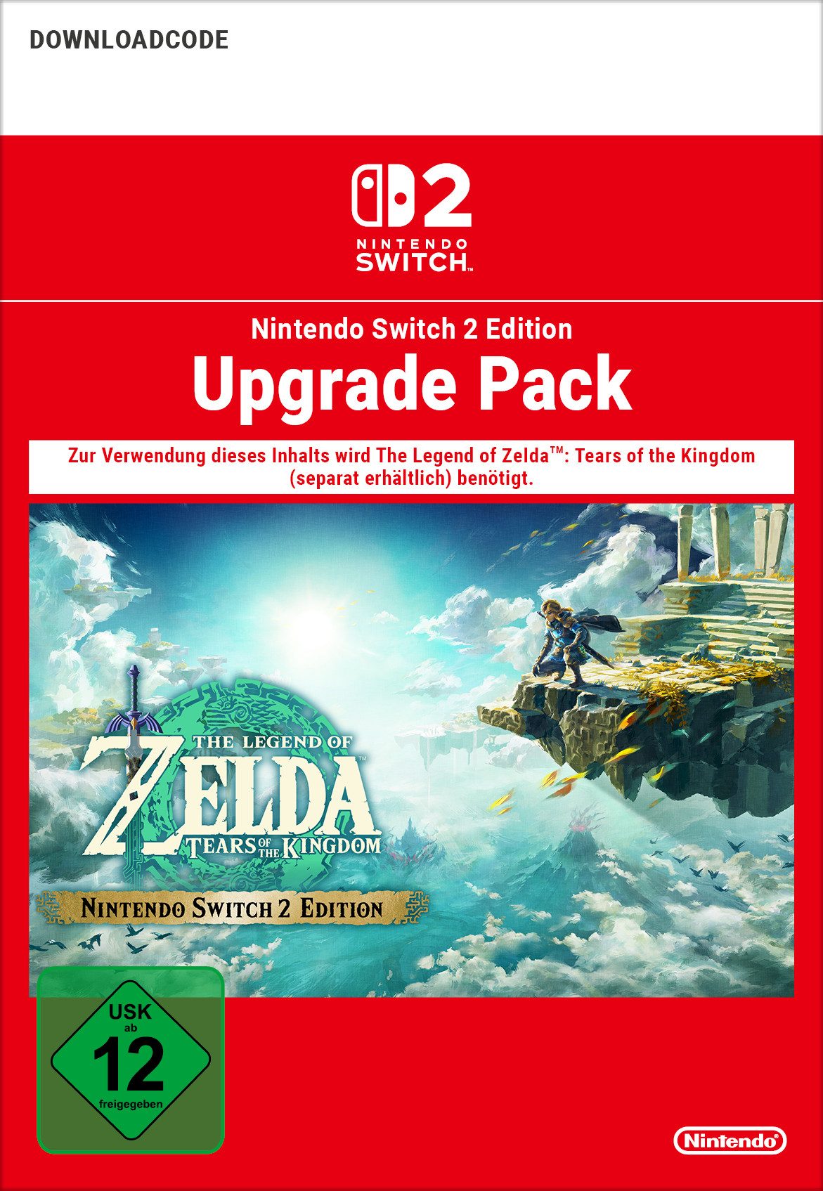 The Legend of Zelda: Tears of the Kingdom – Upgrade pack (Download-Code), Nintendo Switch