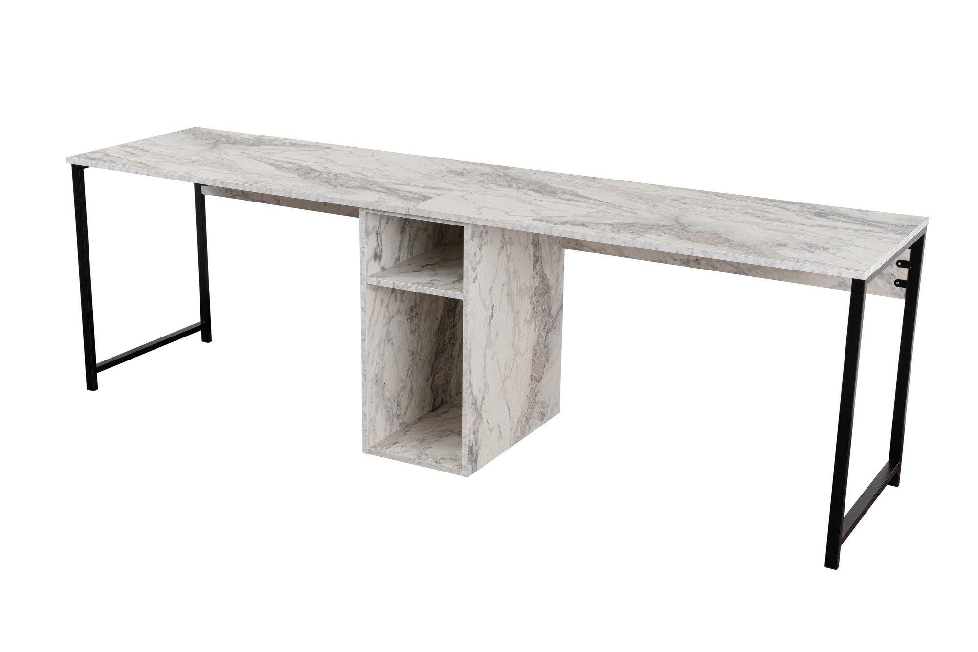 Skye Decor Arbeitstisch Partnerschreibtisch, XL Bürotisch, Industrie-Design