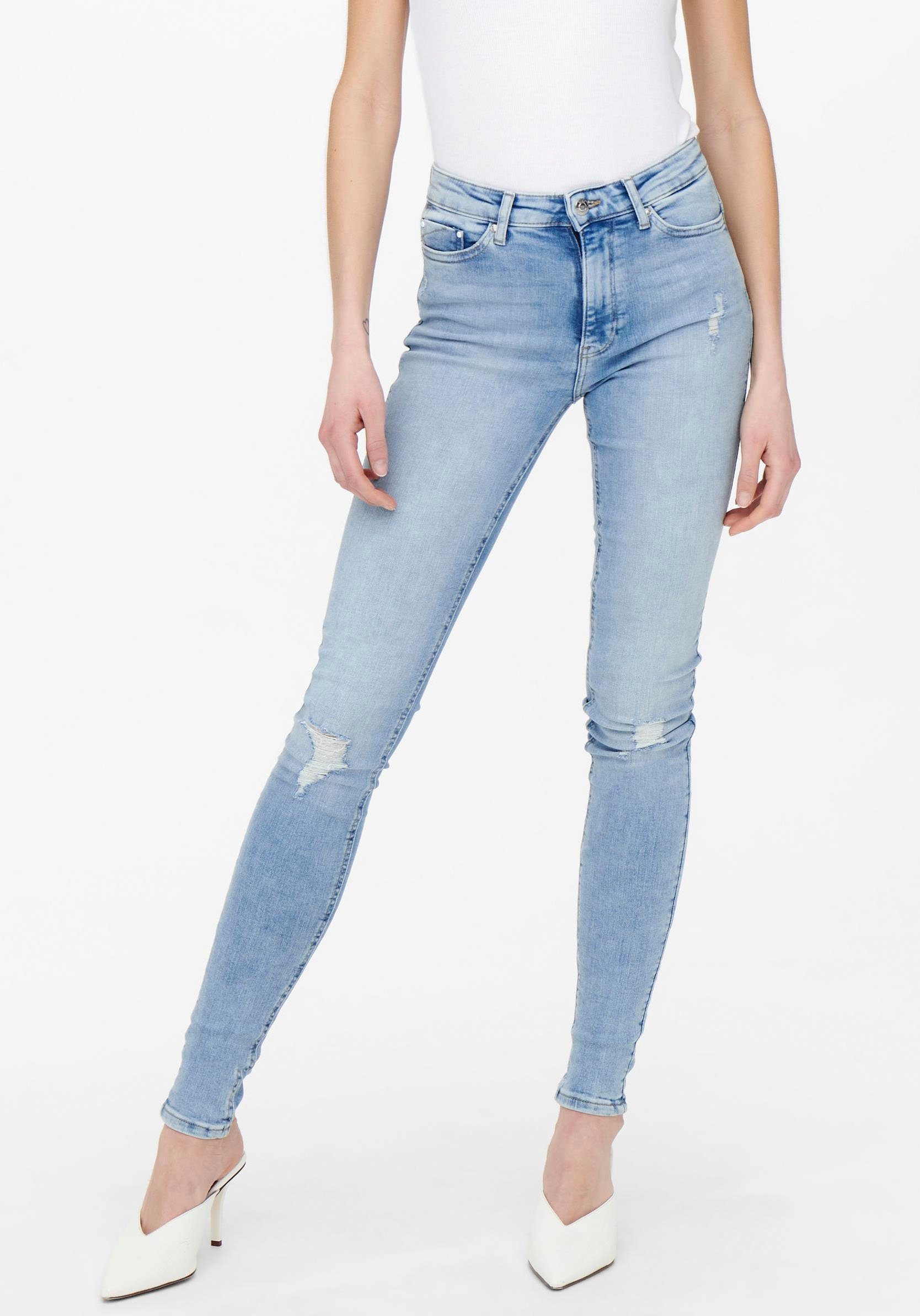 ONLY High-waist-Jeans ONLPAOLA LIFE HW SK DNM