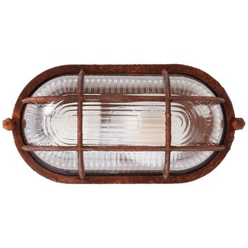 Lightbox Deckenleuchte, ohne Leuchtmittel, Wand- und Deckenlampe, 9 x 21 x 11 cm, E27, max. 40 W, Metall/Glas