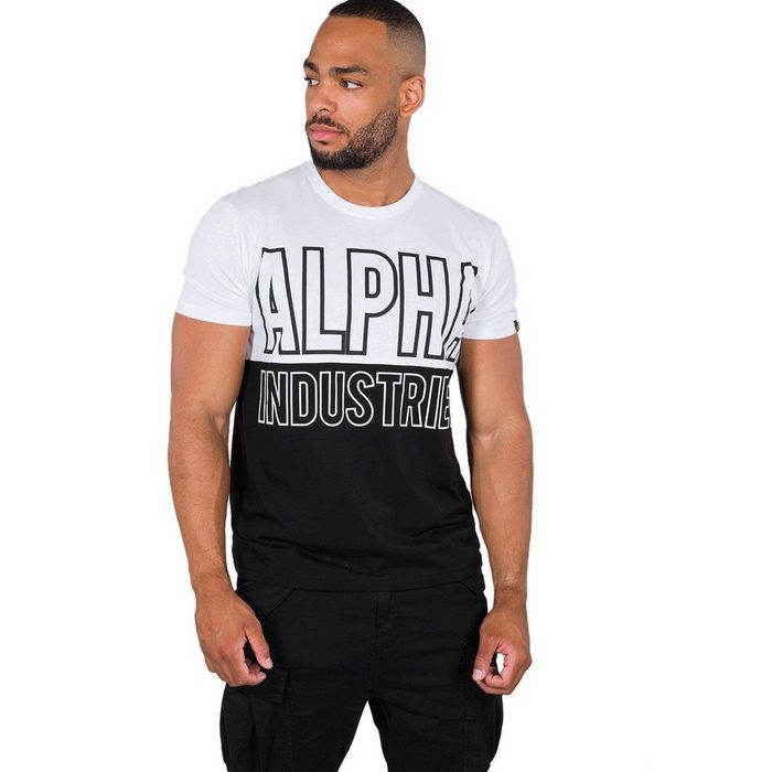 Alpha Industries T-Shirt Alpha Industries Herren T-Shirt Block Adult