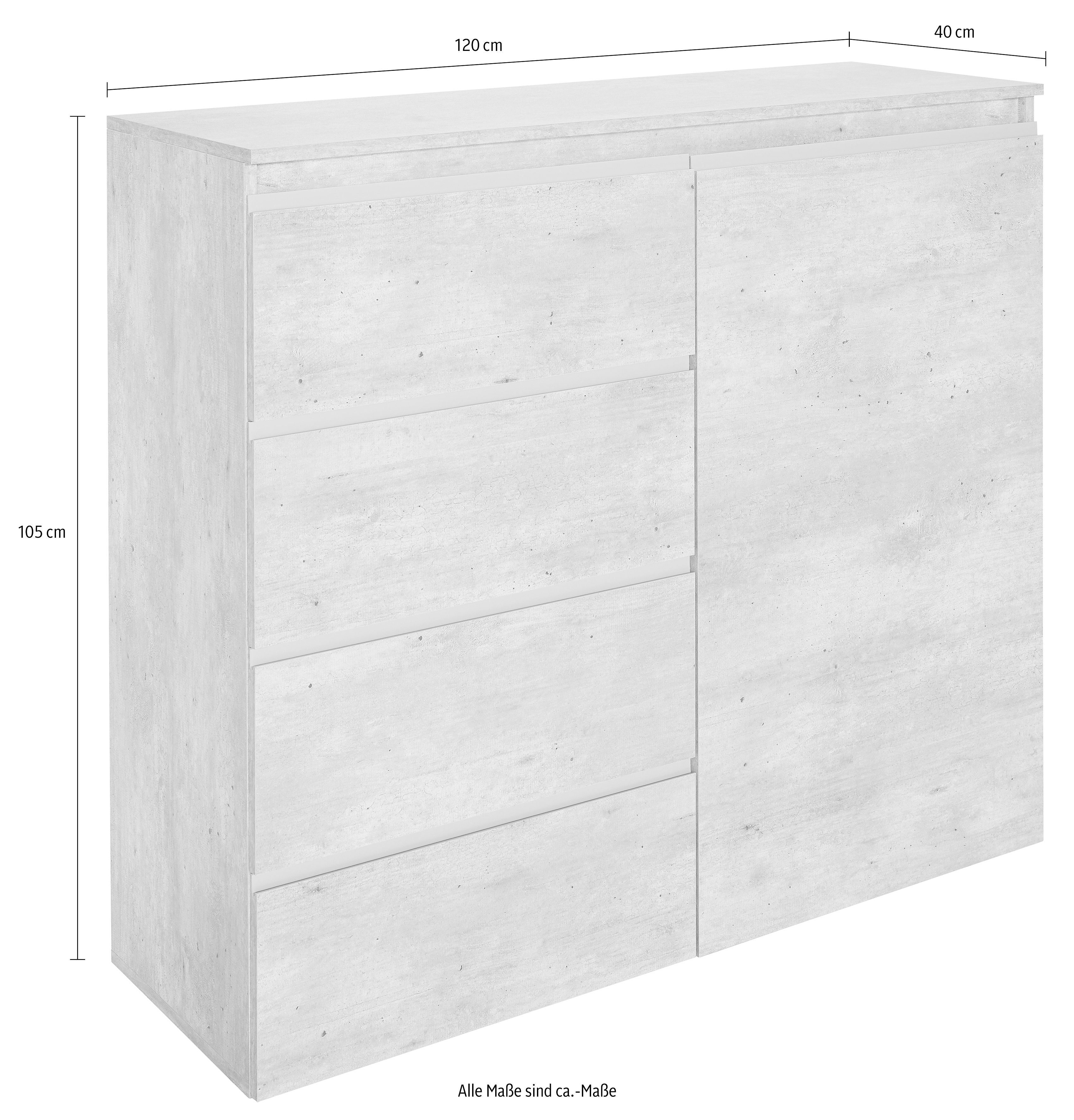 INOSIGN Highboard Magic, Highboard, Hochschrank, Hochkommode, günstig online kaufen