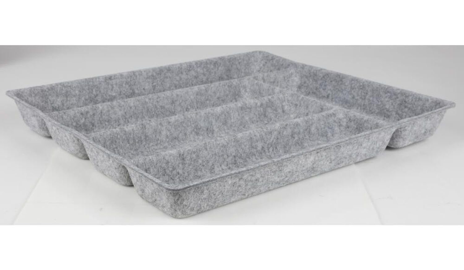 BURI Schubladeneinsatz Filz Schubladeneinsatz Grau Organizer Grau Kiste Korb Regale Box